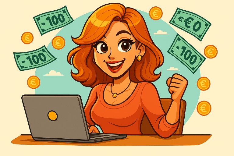Gagner de l'argent en ligne grâce à internet.