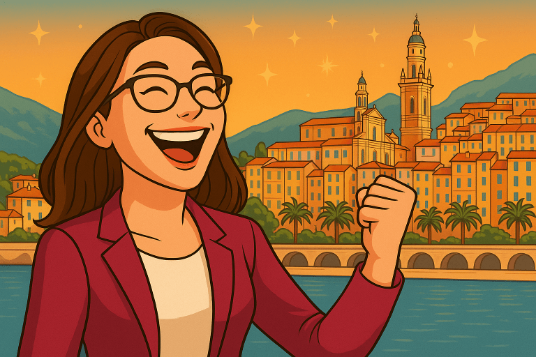 Création de site web pour femme entrepreneure à Menton et dans le 06